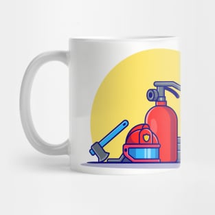 Fire Fighter Equipment Mug